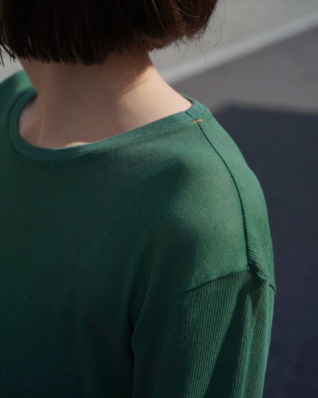 LIGHT RIB LONG TEE