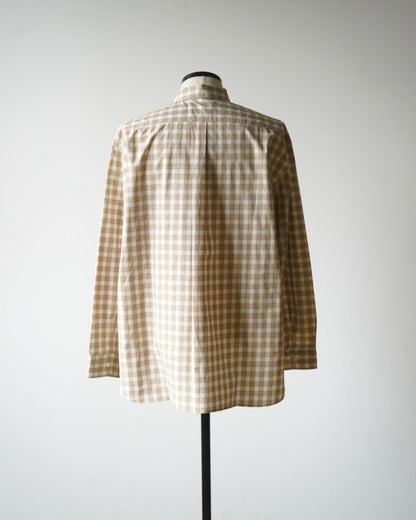 LIGHT POPLIN HANDMADE CLASSIC COLLAR SHIRT