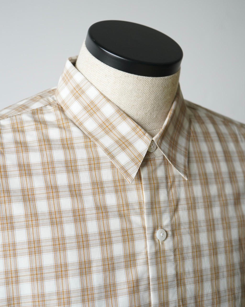 LIGHT POPLIN HANDMADE CLASSIC COLLAR SHIRT