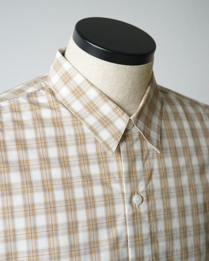 LIGHT POPLIN HANDMADE CLASSIC COLLAR SHIRT