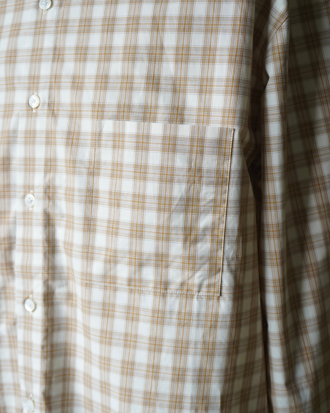 LIGHT POPLIN HANDMADE CLASSIC COLLAR SHIRT