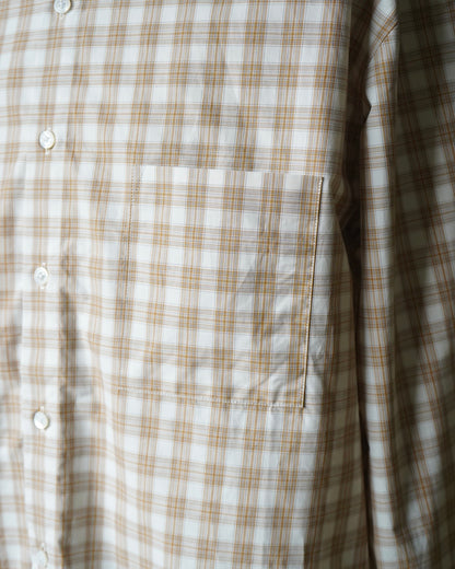 LIGHT POPLIN HANDMADE CLASSIC COLLAR SHIRT