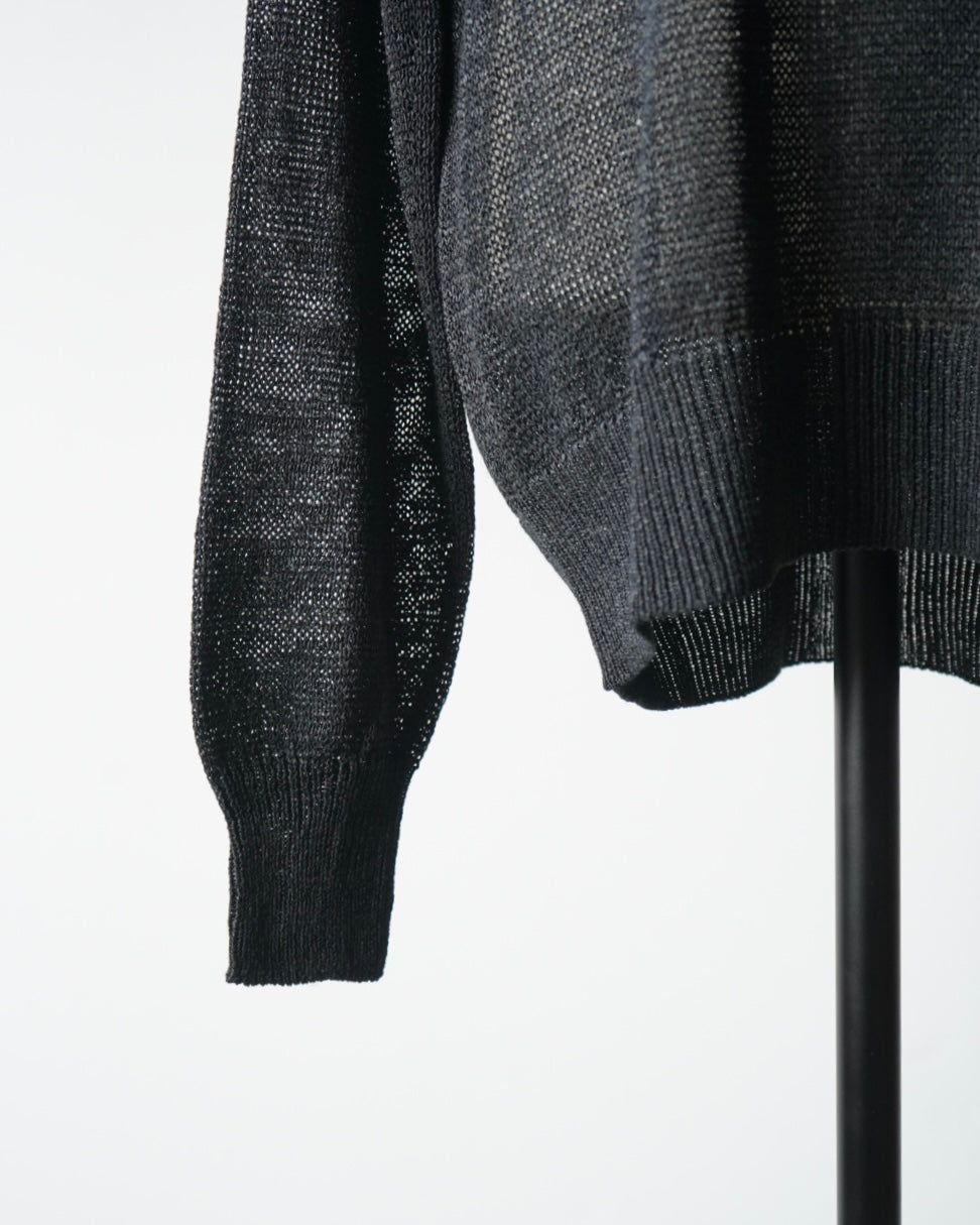 WASHI PAPER POLO SWEATER