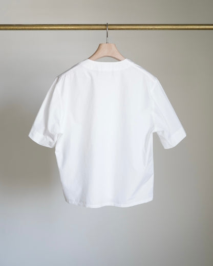GARMENT-DYED FINX SHUTTLE WEATHER HALF SLEEVED SHIRT