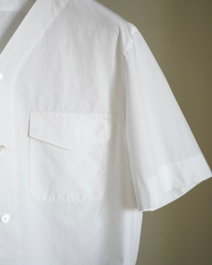GARMENT-DYED FINX SHUTTLE WEATHER HALF SLEEVED SHIRT