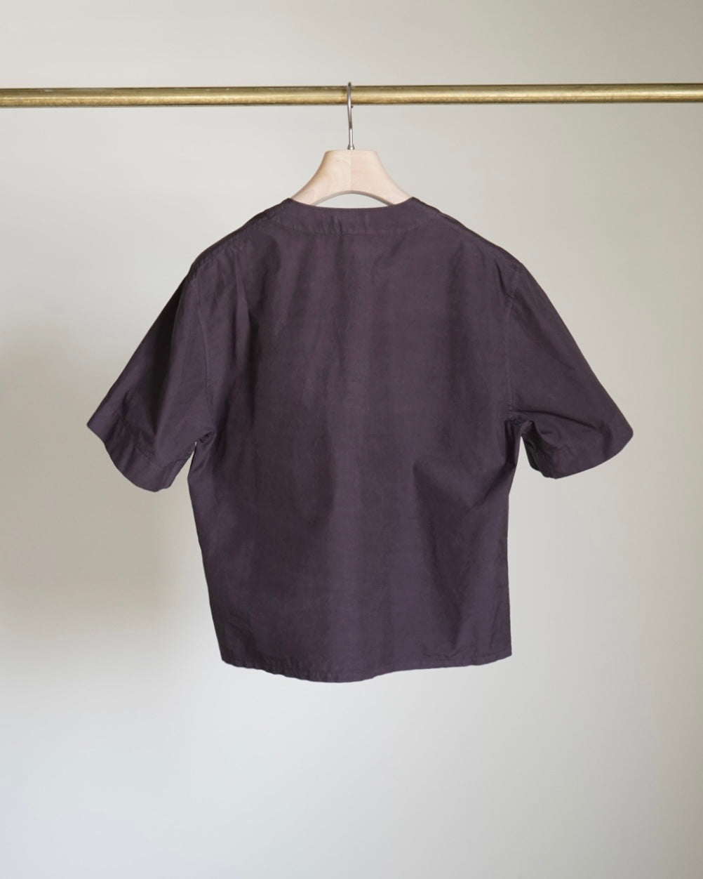 GARMENT-DYED FINX SHUTTLE WEATHER HALF SLEEVED SHIRT