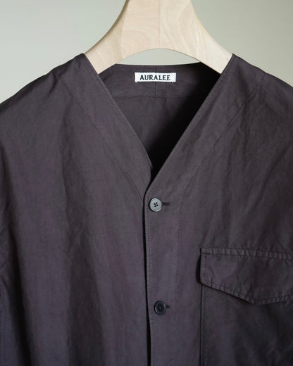 GARMENT-DYED FINX SHUTTLE WEATHER HALF SLEEVED SHIRT