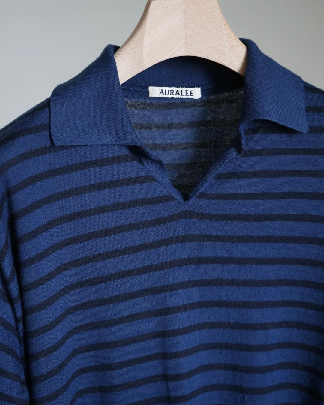 HIGH GAUGE COTTON KNIT SKIPPER POLO