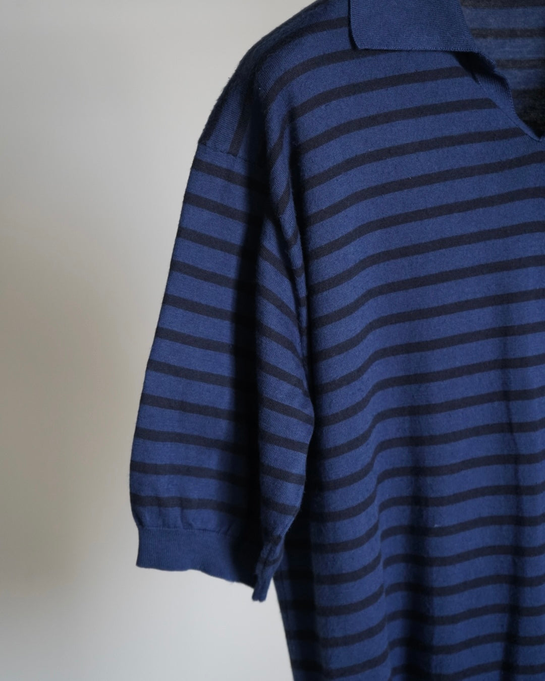 HIGH GAUGE COTTON KNIT SKIPPER POLO