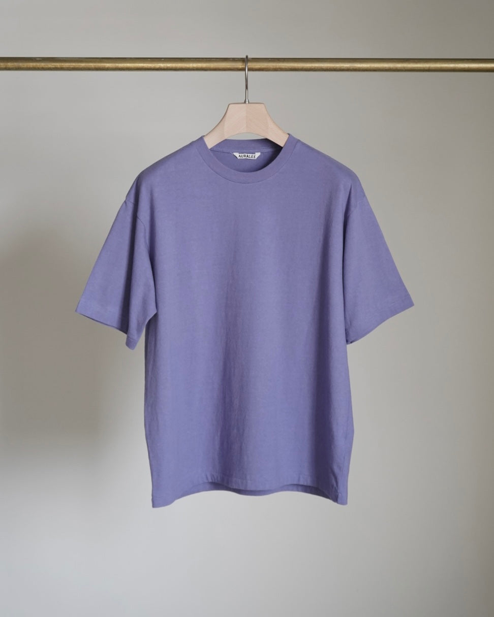 BRUSHED ORGANIC COTTON JERSEY TEE