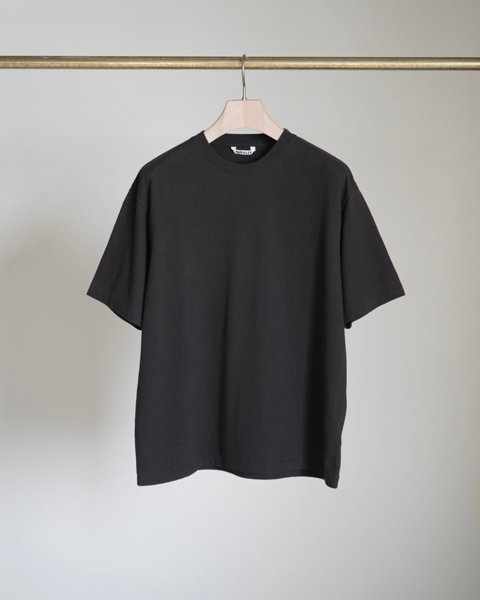 BRUSHED ORGANIC COTTON JERSEY TEE