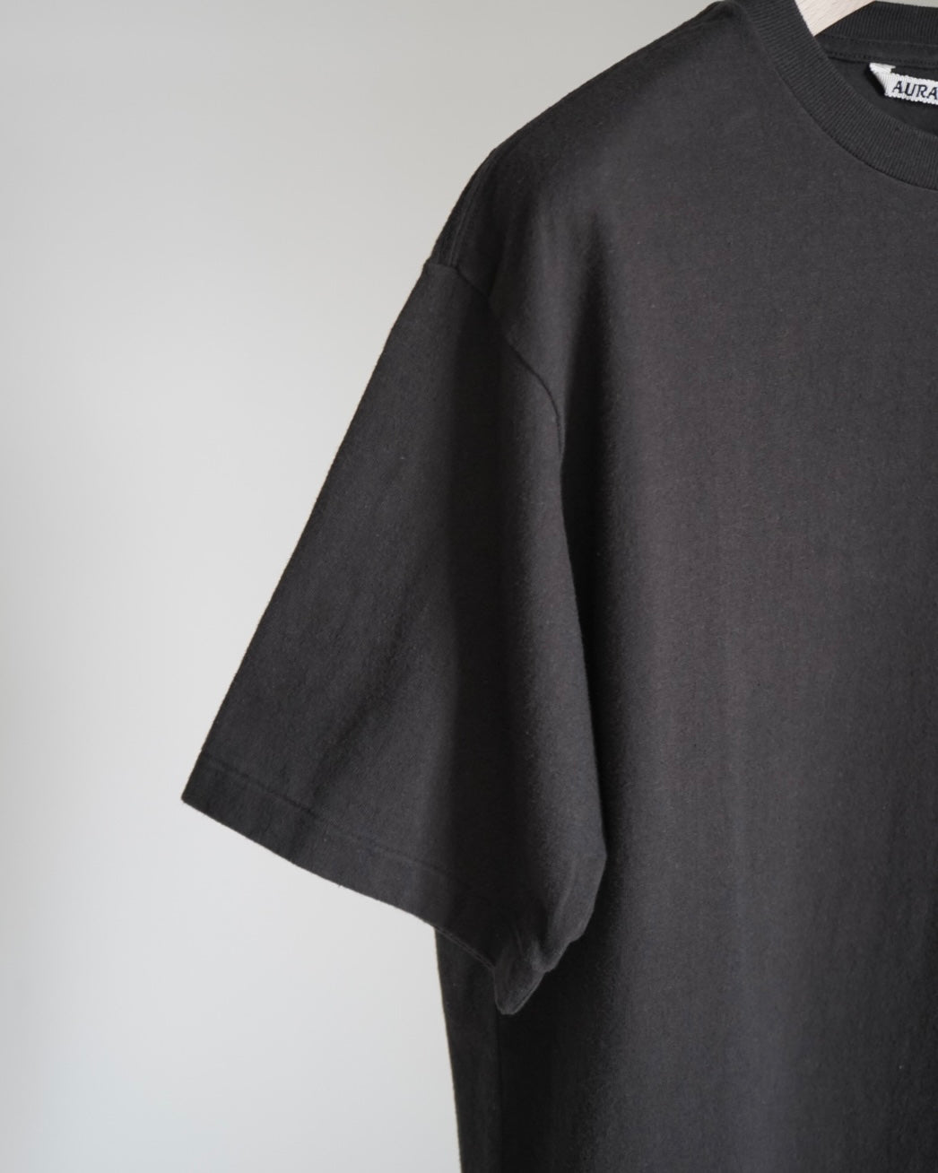 BRUSHED ORGANIC COTTON JERSEY TEE