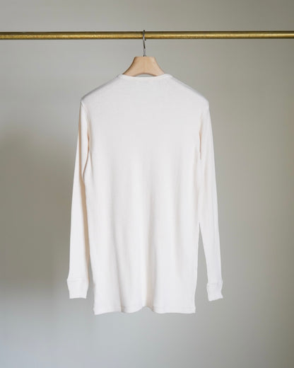 ORGANIC SOFT RIB HENLEY NECK P/O