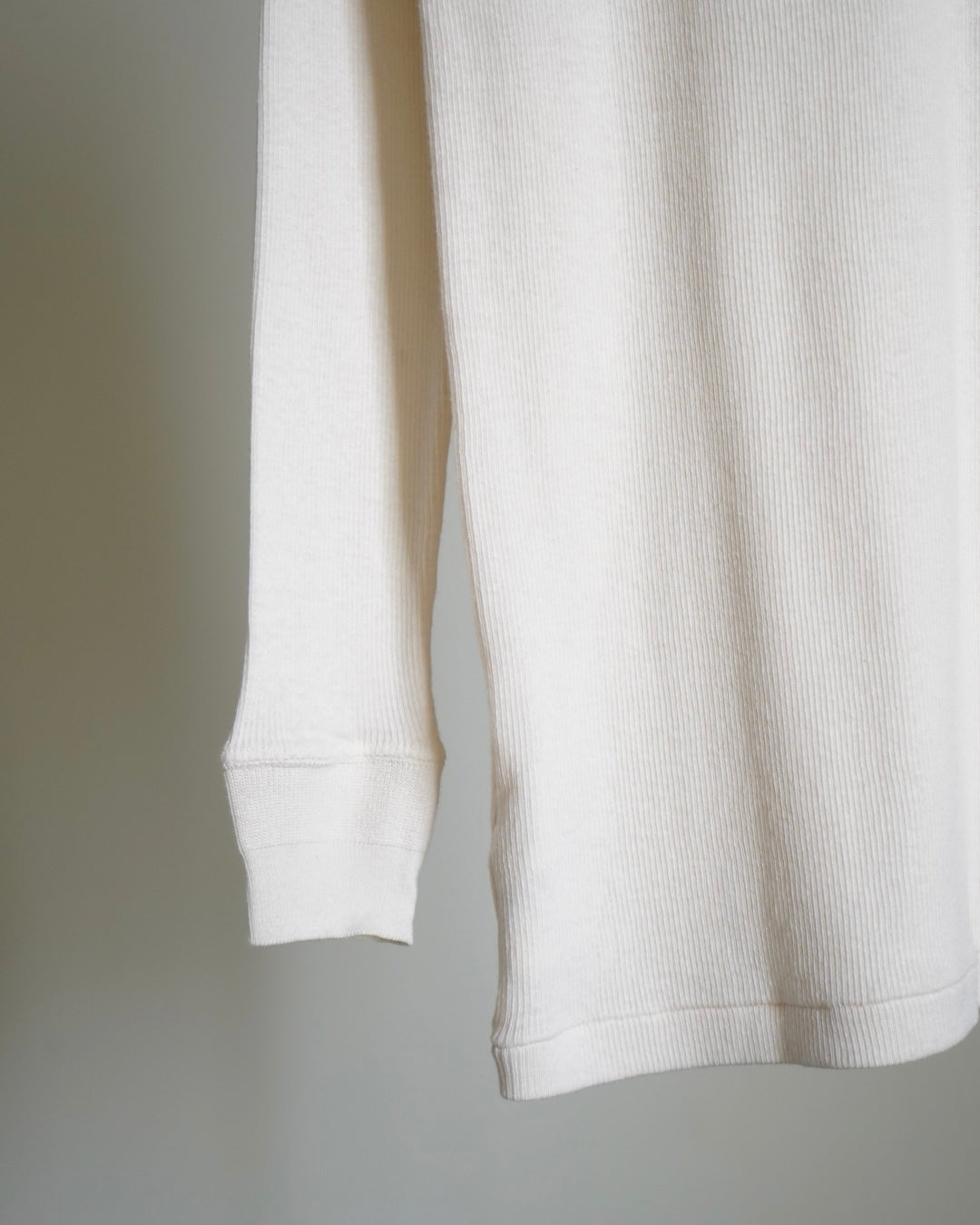 ORGANIC SOFT RIB HENLEY NECK P/O