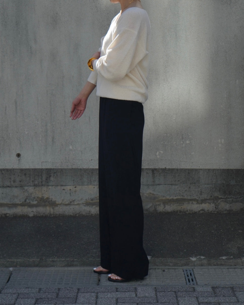 レーヨン ワイドパンツ