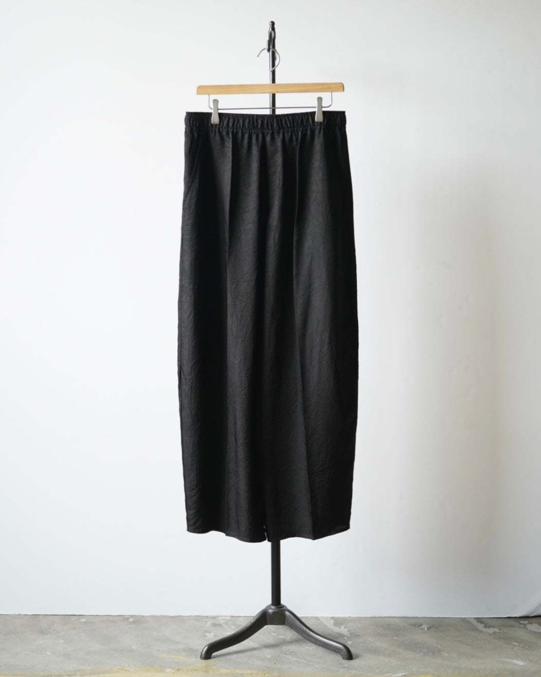 WRINKLED TWILL OVERSIZED PYJAMA PANTS