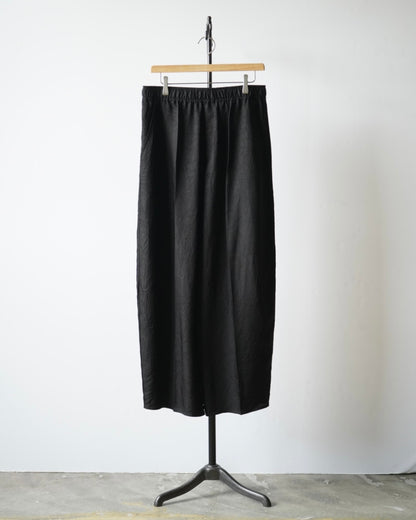 WRINKLED TWILL OVERSIZED PYJAMA PANTS