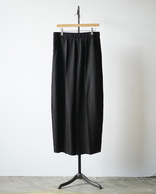 WRINKLED TWILL OVERSIZED PYJAMA PANTS