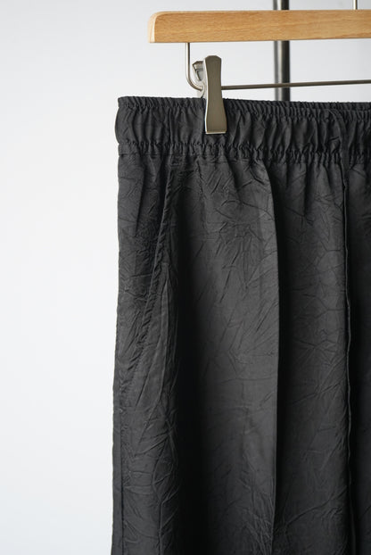 WRINKLED TWILL OVERSIZED PYJAMA PANTS