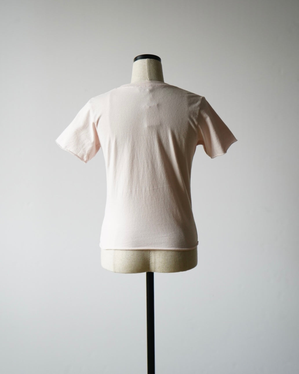 BRUSHED ORGANIC COTTON JERSEY TEE