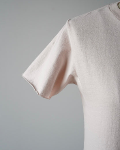 BRUSHED ORGANIC COTTON JERSEY TEE