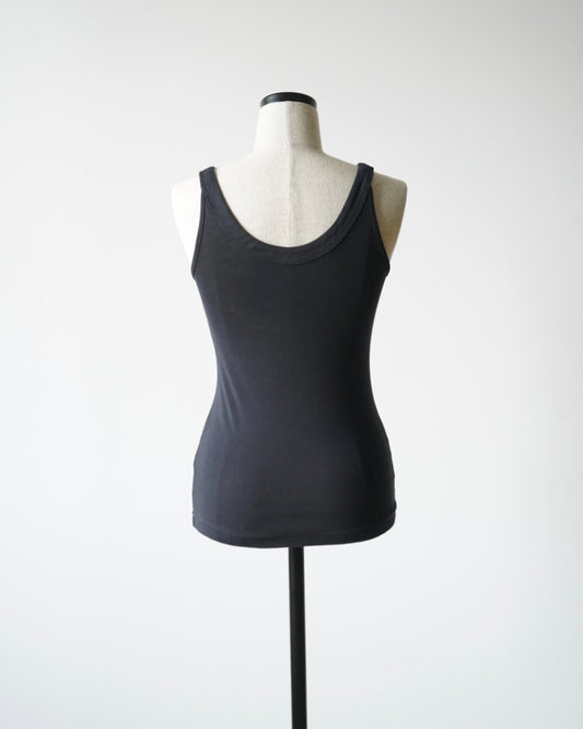 ORGANIC COTTON FINE RIB TANK