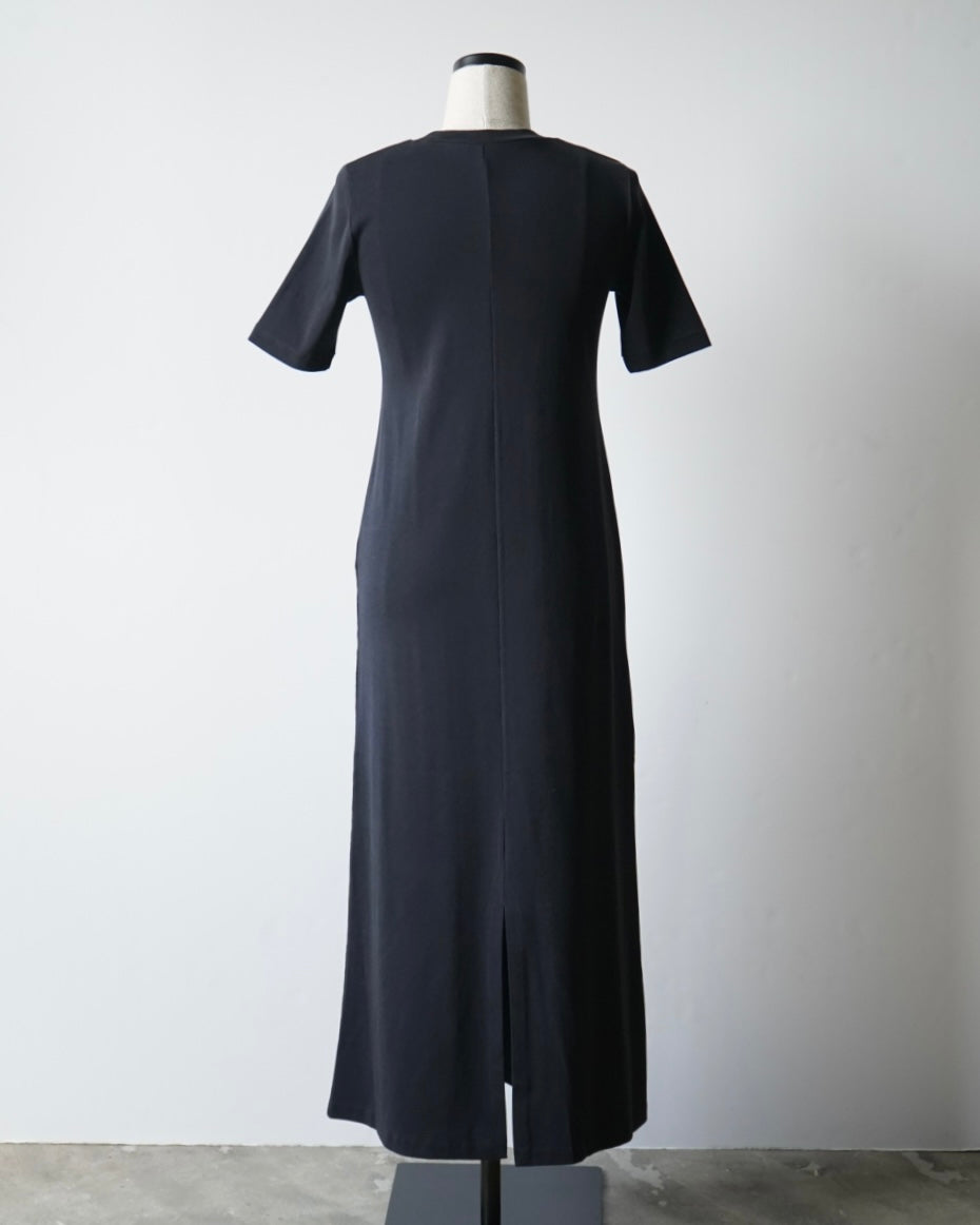 ORGANIC COTTON FINE RIB DRESS