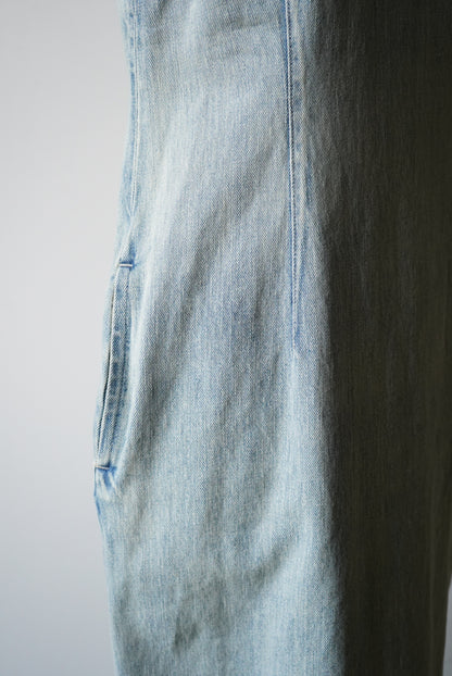 FADED SELVEDGE LIGHT DENIM DRESS