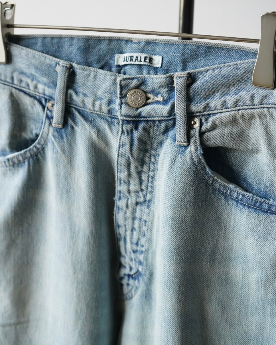 FADED SELVEDGE LIGHT DENIM PANTS