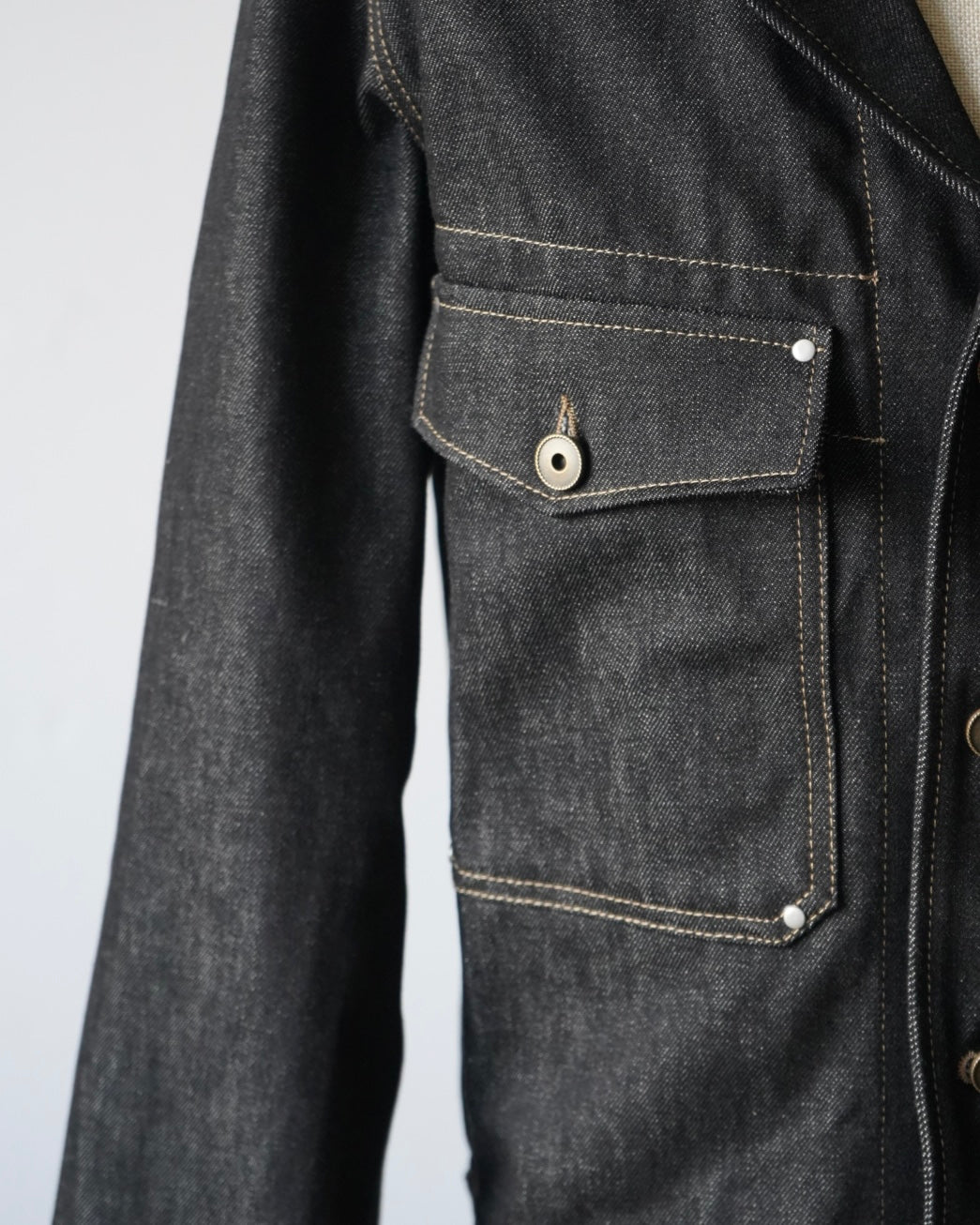 TRUCKER JACKET WITH STUDS