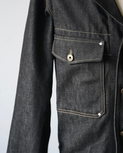 TRUCKER JACKET WITH STUDS