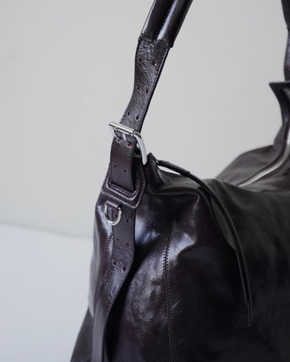 SMALL BELTED HOBO BAG