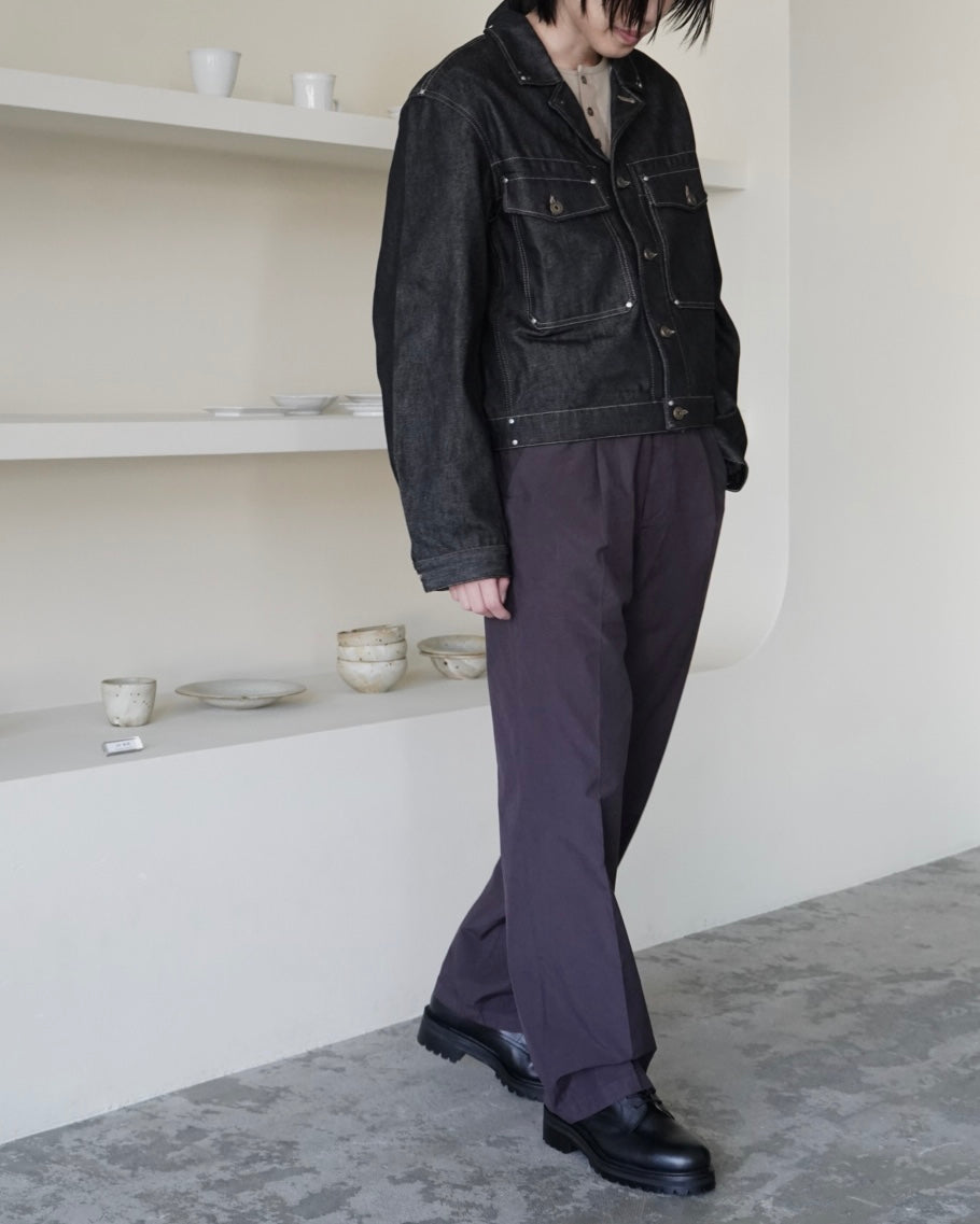 TRUCKER JACKET WITH STUDS