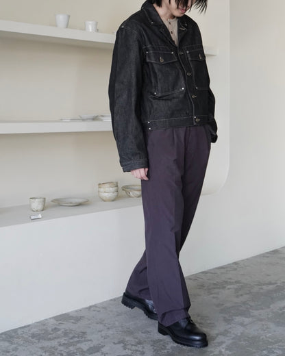 TRUCKER JACKET WITH STUDS