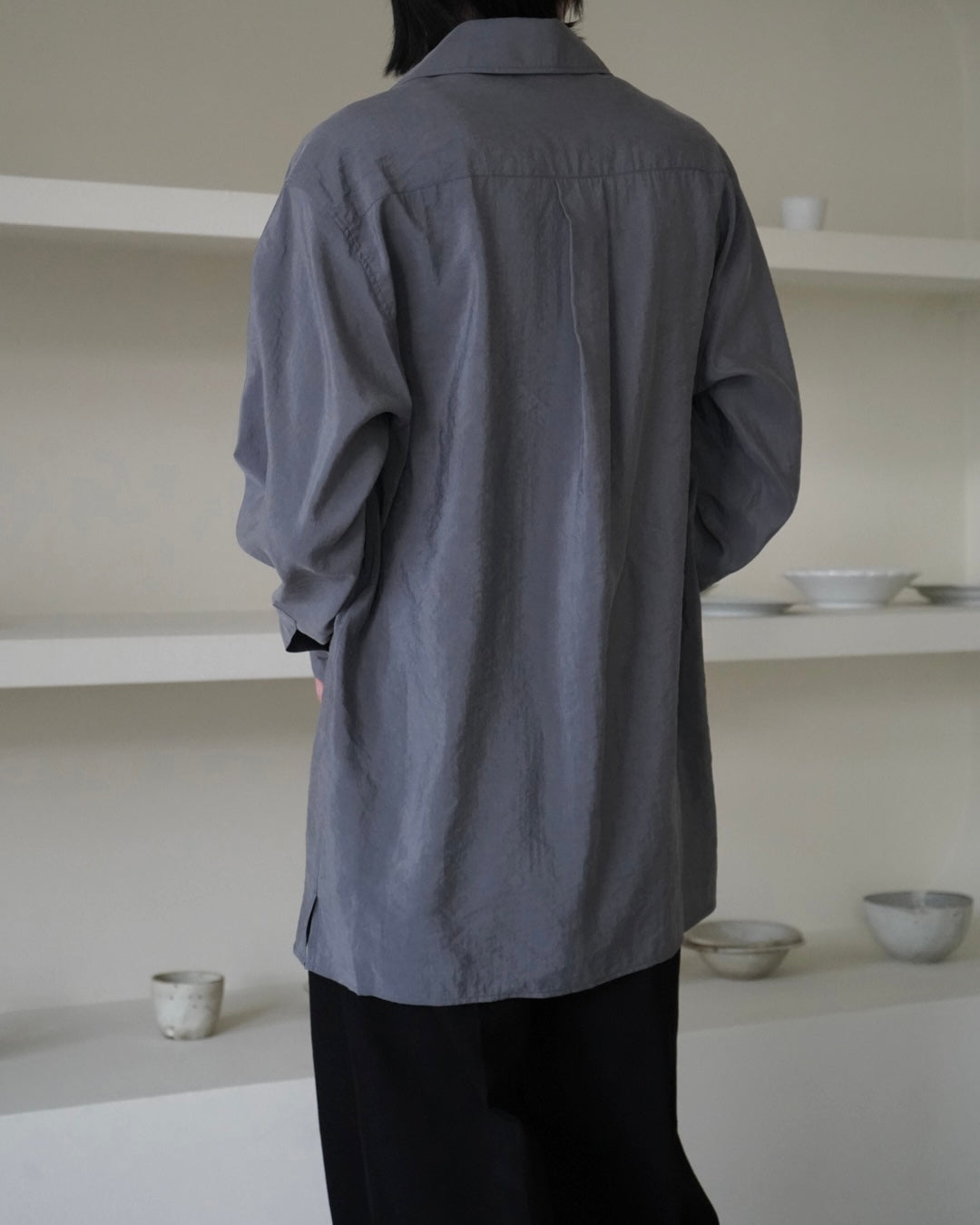 CONVERTIBLE COLLAR SHIRT