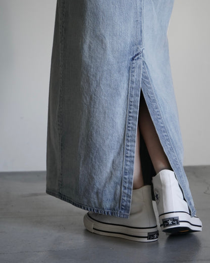FADED SELVEDGE LIGHT DENIM DRESS