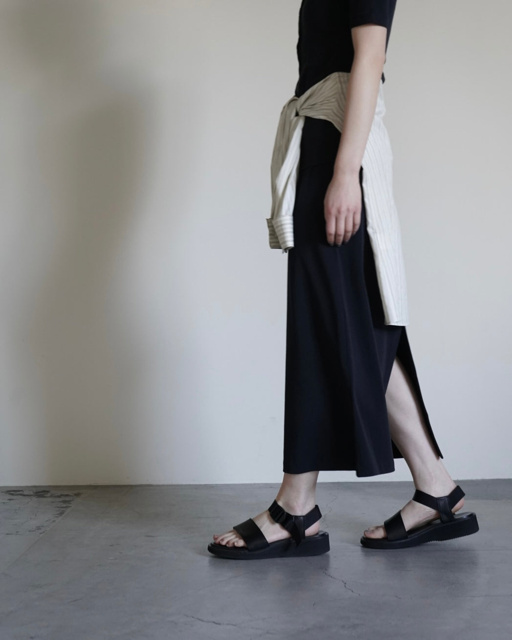ORGANIC COTTON FINE RIB DRESS
