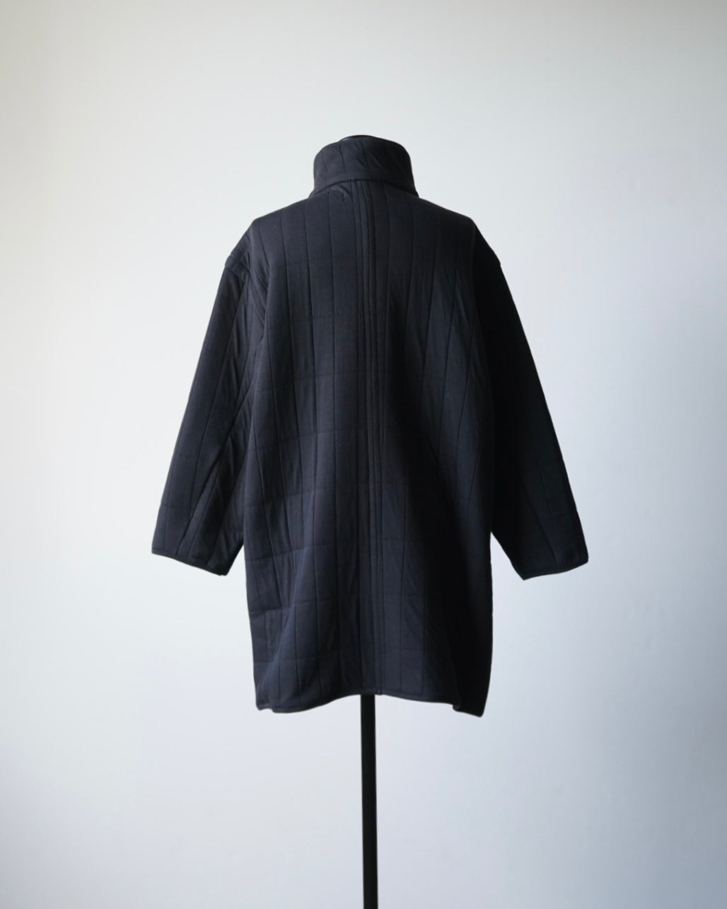 QUILTED JACQUARD COAT