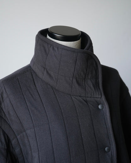 QUILTED JACQUARD COAT