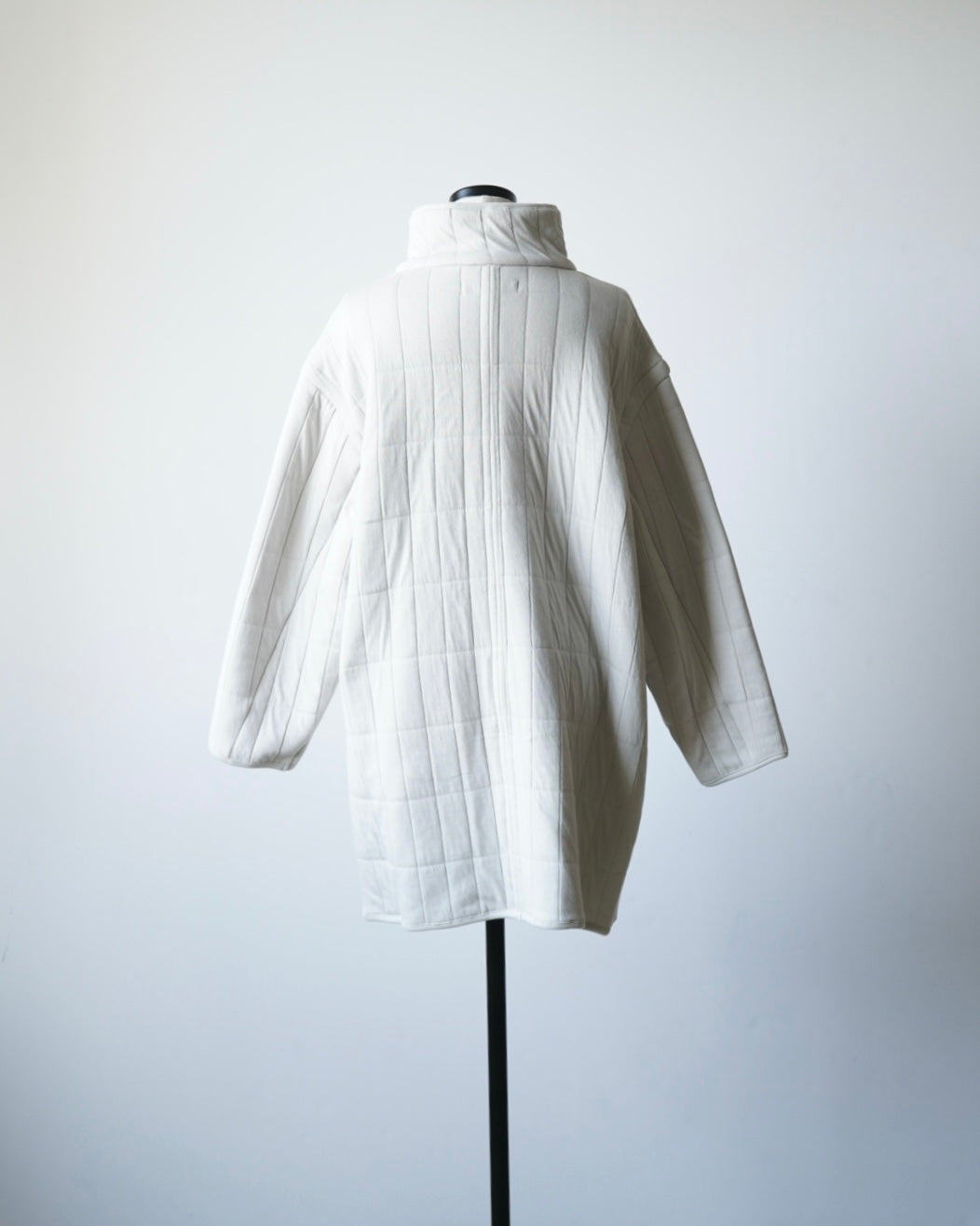 QUILTED JACQUARD COAT