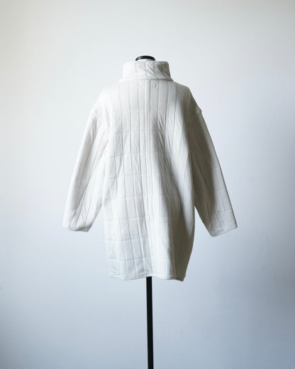 QUILTED JACQUARD COAT