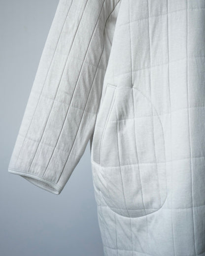 QUILTED JACQUARD COAT