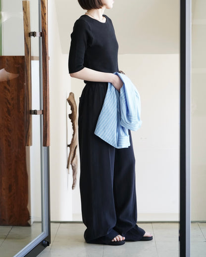 PIANO BORDER ASYMMETRY TEE