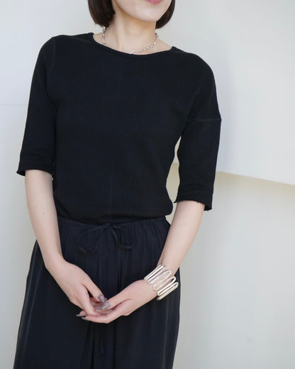 PIANO BORDER ASYMMETRY TEE