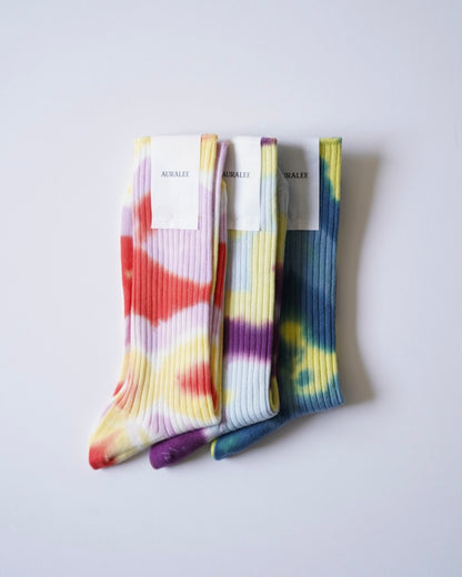 GIZA HIGH GAUGE TIE-DYE SOCKS