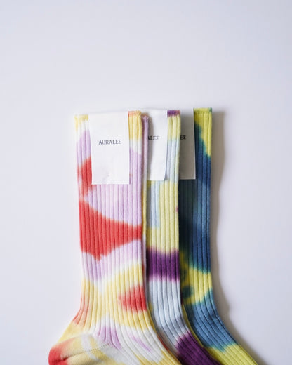GIZA HIGH GAUGE TIE-DYE SOCKS