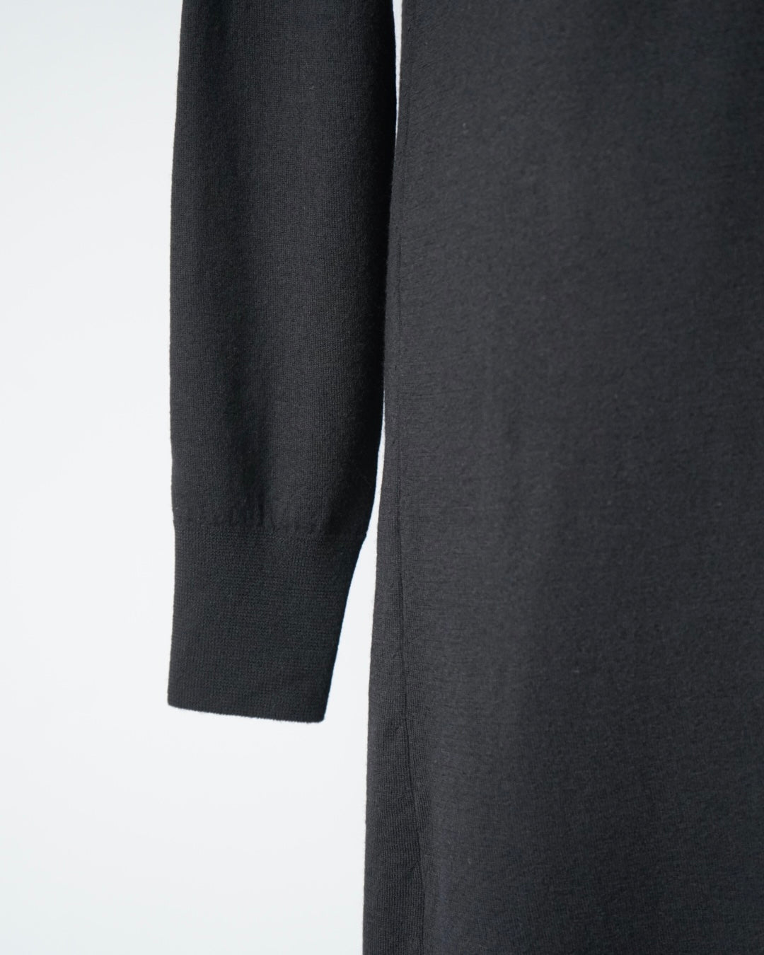 ウールニットポロドレス