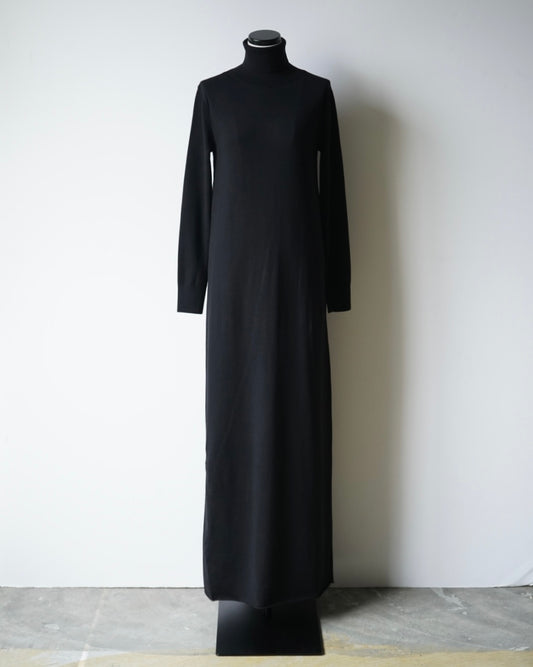 ウール タートルニットドレス