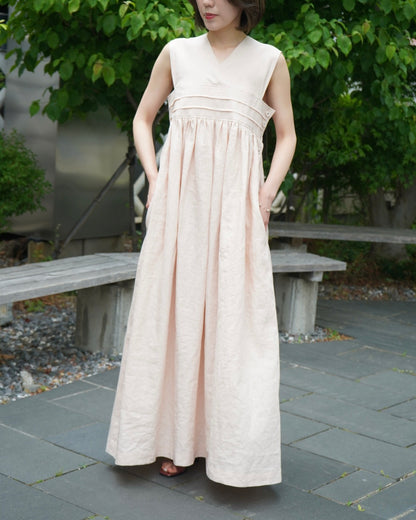 LINEN MAXI DRESS