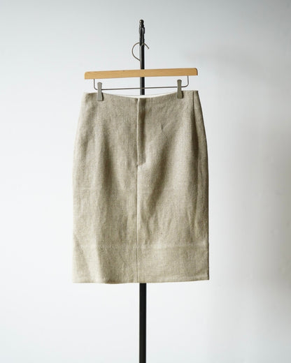 HEAVY LINEN SKIRT